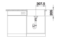 525108-Blanco Paslanmaz Çelik Eviye Lemis 6 - IF