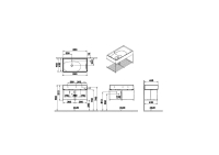 64084-Vitra Equal Lavabo Ünitesi 80 cm Raflı