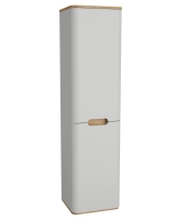 66007-Vitra Sento Boy Dolap - 40 cm Ayaksız - Mat Açık Giri