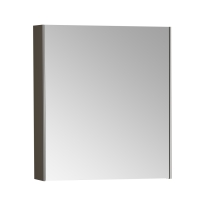 66901 - Vitra Basis Dolaplı Ayna, Aydınlatmasız 60cm Fırçalı Krom ,Sağ