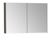 66903 - Vitra Basis Dolaplı Ayna Aydınlatmasız 100cm, Fırçalı Krom