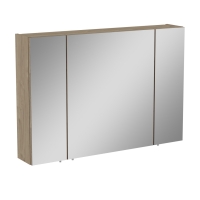 67753 - Vitra Mia Asimetrik Dolaplı Ayna 100 cm - Altın Meşe - Fs
