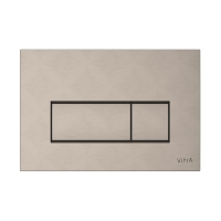 740-2395 - Vitra Root Square Kumanda Paneli - Fırçalı Nikel
