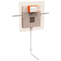 768-1700-01 - Vitra V8 Helataşları İçin Gömme Rezervuar, 3/6 L
