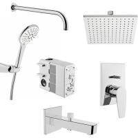Q-LİNE ANKASTRE BANYO SETİ (SNOW 3F)