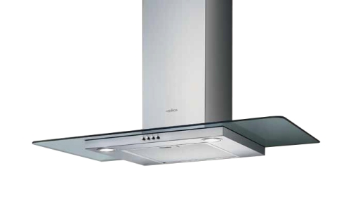 Elica Flat Glass IX/A/90 - Stainless Steel + Glass - Box