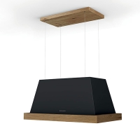 Faber Thea Isola EV8 DG MATT F80 SC Mat Siyah Ada Tipi Davlumbaz