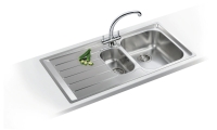 Franke Neptun Slimtop NEX 251 Sol Damlalıklı Paslanmaz Çelik Eviye