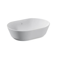 GEO OVAL ÇANAK LAVABO 55CM, SU TAŞMA DELİKLİ