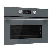 Teka Urban Serisi HLC 8400 ST Gri Kompakt Ankastre Fırın