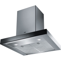 Franke Mythos FCR 625 TC BK/XS NG/600 Siyah Cam Paslanmaz Çelik Duvar Tipi Davlumbaz