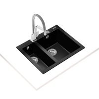 Teka Forsquare 590 TG Black Renkli Eviye