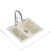 Teka Forsquare 590 TG Bright Cream Renkli Eviye