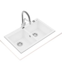 Teka Forsquare 790 TG Artic White Renkli Eviye