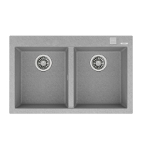 Teka Forsquare 790 TG Stone Grey Renkli Eviye