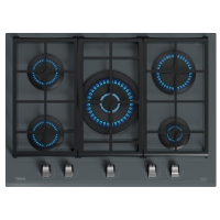 Teka Urban GZC 75330 XBC ST (E4) Kristal Cam Stone Grey Gazlı Ankastre Ocak
