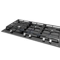 Teka GZC 95320 XBC BK (E4) Kristal Cam Ankastre Gazlı Ocak