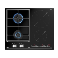 Teka JZC 64322 ABC Night River Black Hibrit İndüksiyonlu Ankastre Ocak