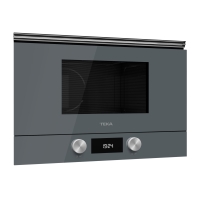 Teka Urban Serisi ML 8220 BIS L ST Gri Ankastre Mikrodalga Fırın