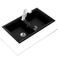 Teka Stone 90 B-TG  Carbon Renkli Eviye