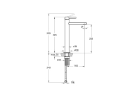 A42558-Vitra Origin Lavabo Bataryası - Çanak Large - Krom