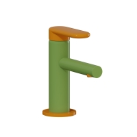A4266646-Vitra Sento Çocuk Lavabo Bataryası - Yeşil,Sarı