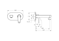 A42721-Artema Root Round Ankanstre Lavabo Bataryası - Krom