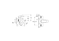 A42946 - Artema Flow Soft Banyo Bataryası ,Krom