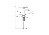 A43530 - Artema Minimax Round Lavabo Bataryası, Krom