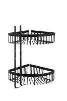 A4416036-Vitra Base 400 Malzemelik İkili Mat Siyah