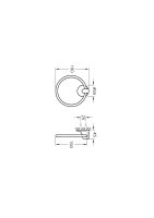 A44943-Vitra Marin Halka Havluluk - Krom