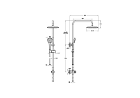A4579836 - Vitra Joy 3C Duş Sistemi Mat Siyah