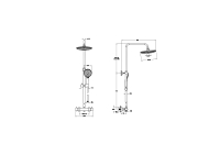A4720536 - Artema AquaHeat Bliss 240 2F Duş Sistemi - Mat Siyah