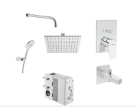 A49305 - Vitra Flow Square Ankastre Duş Seti - Duş Seti