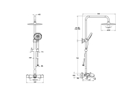 Artema Aquaheat RH3 Termostatik Banyo Sistemi - Yuvarlak -Krom