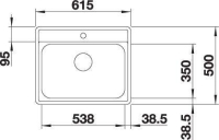 525108-Blanco Paslanmaz Çelik Eviye Lemis 6 - IF