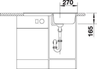 511942-Blanco Paslanmaz Çelik Eviye Tipo 45 S
