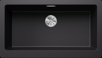 526110-Blanco Silgranit Eviye Vintera XL 9 UF W/O - Siyah