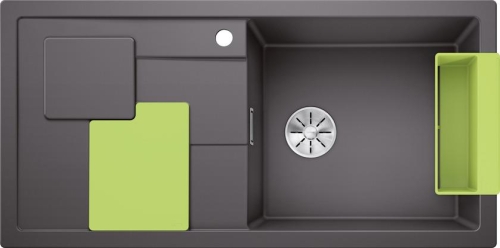 Blanco Silgranit Eviye Sity Xl 6 S Kivi - Kaya Gri