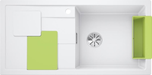 Blanco Silgranit Eviye Sity Xl 6 S Kivi - Beyaz