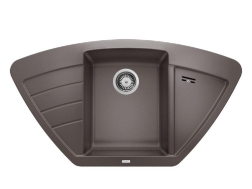 Blanco Silgranit Eviye Zia 9 E - Alu Metallic