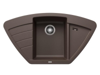 515073-Blanco Silgranit Eviye Zia 9 E - Kahve