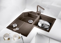 Blanco Silgranit Eviye Metra 9 E - Kahve