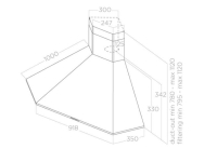 Elica PRF0121267A Acuta IX/F/100 - Stainless Steel - Pyramid