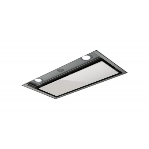 Elica Box İn Plus IXGL/A/120 - Stainless Steel + White Glass - Canopy