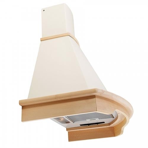 Elica Coraline WH/A/60 T.Grezzo - White + Unfinished Tulipwood - Pyramid