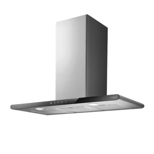 Elica Galaxy  BLIX/A/80 - Stainless Steel + Black Glass - Box