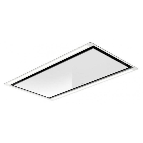 Elica Hilight Glass No Motor WH/A/100 - White Glass + White Frame - Ceiling
