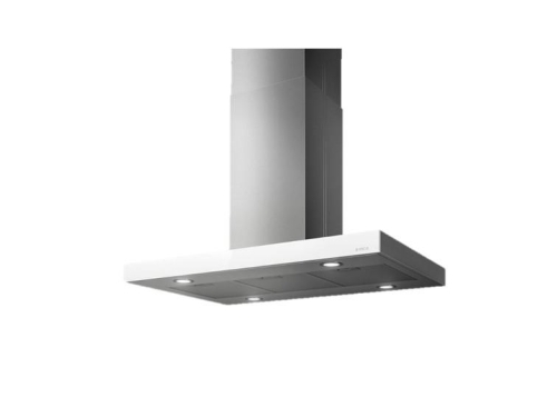 Elica Joy WHIX/A/90 - Stainless Steel + White Glass - Box