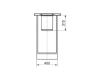 134.0035.042-Franke Çöp Kovası Ankanstre